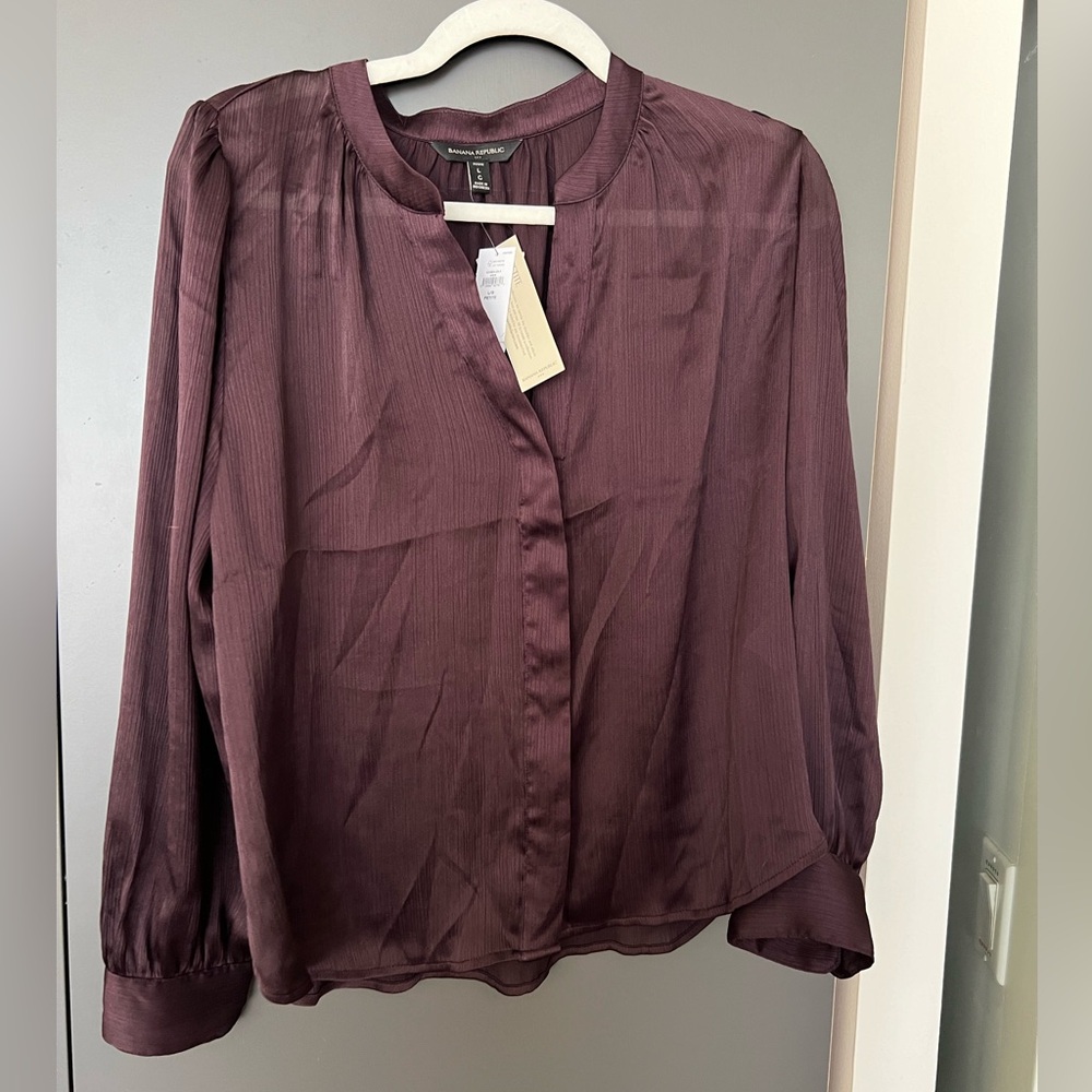 Banana Republic Tops - New Banana Republic Blouse - Size: Petite L-